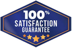 100% Satisfaction Guarantee Logo