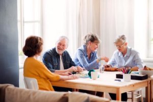 People enjoying in Morada Senior living