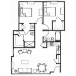 Lakeside-2B2BA-938-SQ-FT