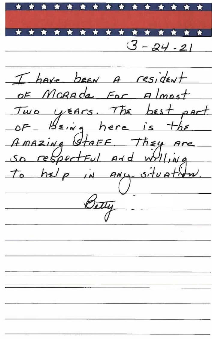 MLA 4 Resident Testimonials_Betty