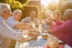 People Enjoying Meal