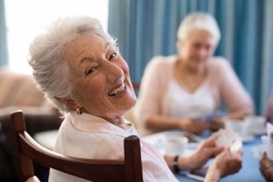 Old Woman Smiling