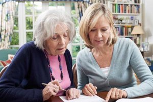 Couple of Women Studing