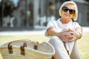 Old Woman With Sunglasses