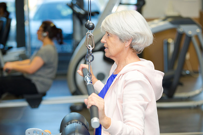 Working out in your 50s online